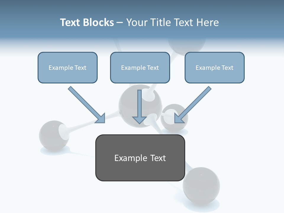 A Group Of Black Balls On A White Surface PowerPoint Template