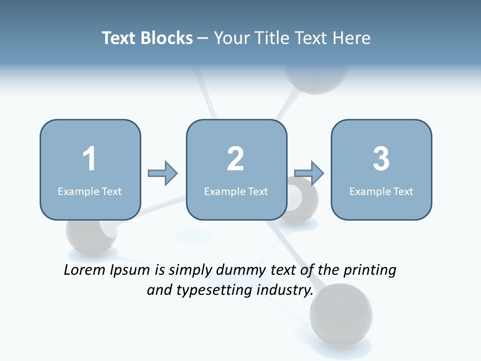 A Group Of Black Balls On A White Surface PowerPoint Template