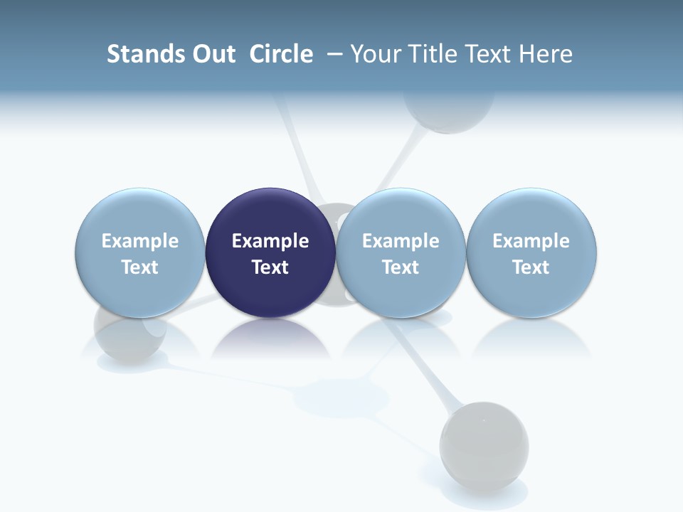 A Group Of Black Balls On A White Surface PowerPoint Template