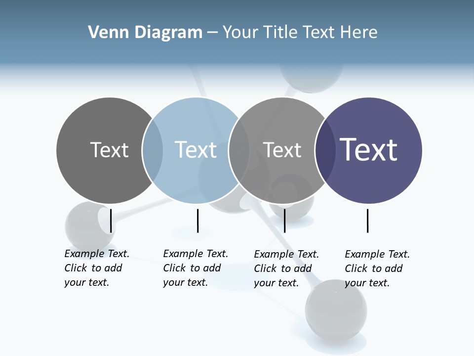 A Group Of Black Balls On A White Surface PowerPoint Template