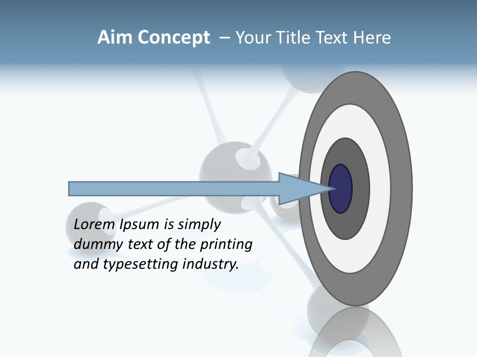 A Group Of Black Balls On A White Surface PowerPoint Template