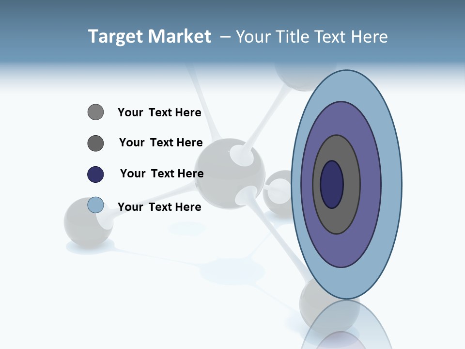 A Group Of Black Balls On A White Surface PowerPoint Template