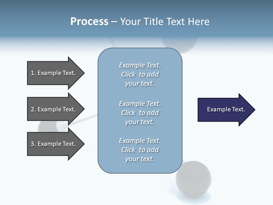 A Group Of Black Balls On A White Surface PowerPoint Template