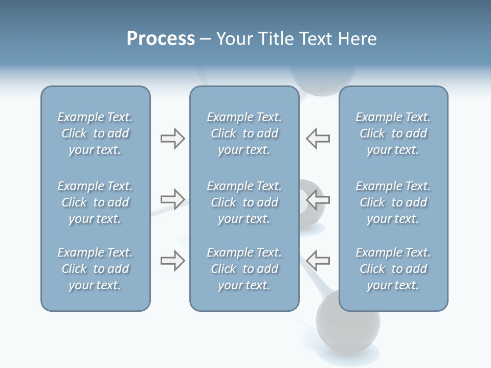 A Group Of Black Balls On A White Surface PowerPoint Template
