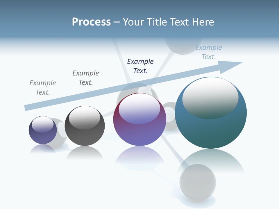 A Group Of Black Balls On A White Surface PowerPoint Template