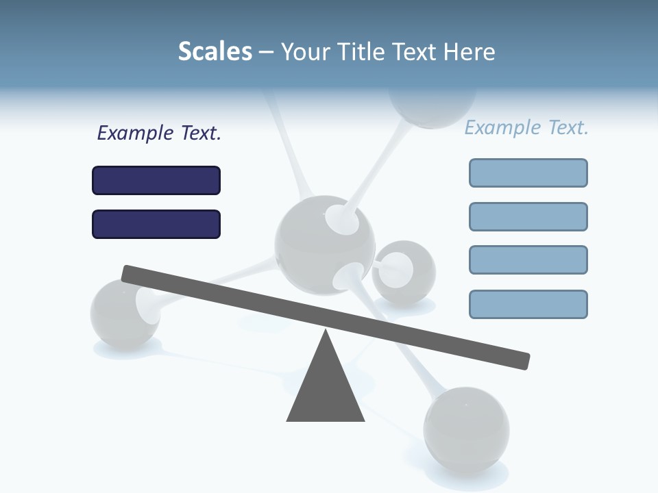 A Group Of Black Balls On A White Surface PowerPoint Template