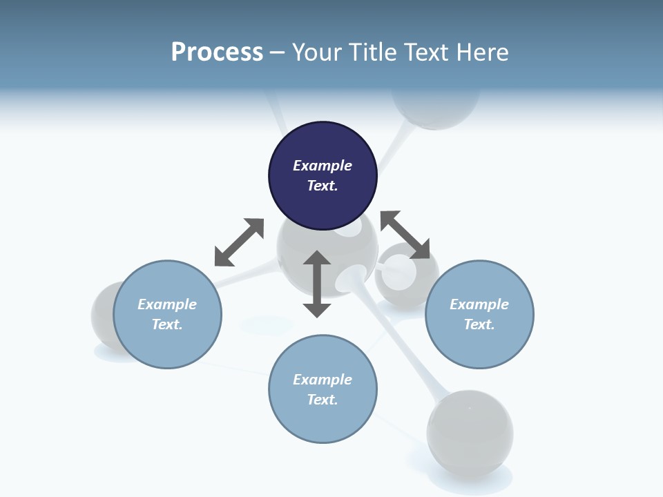 A Group Of Black Balls On A White Surface PowerPoint Template