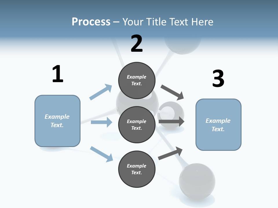 A Group Of Black Balls On A White Surface PowerPoint Template