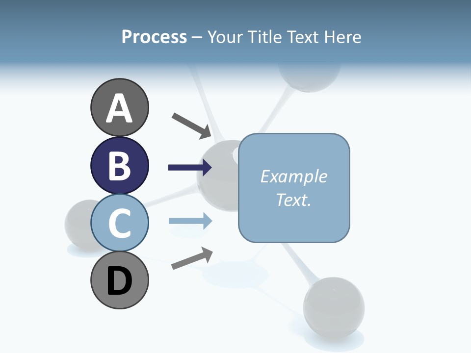 A Group Of Black Balls On A White Surface PowerPoint Template