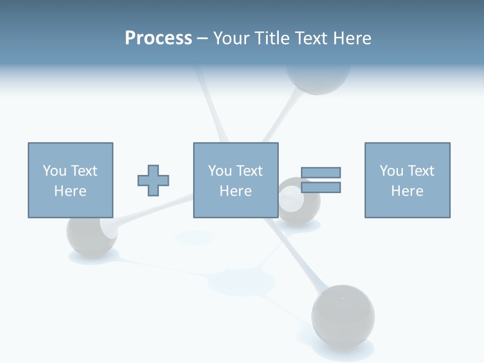 A Group Of Black Balls On A White Surface PowerPoint Template