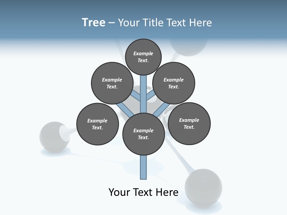 A Group Of Black Balls On A White Surface PowerPoint Template