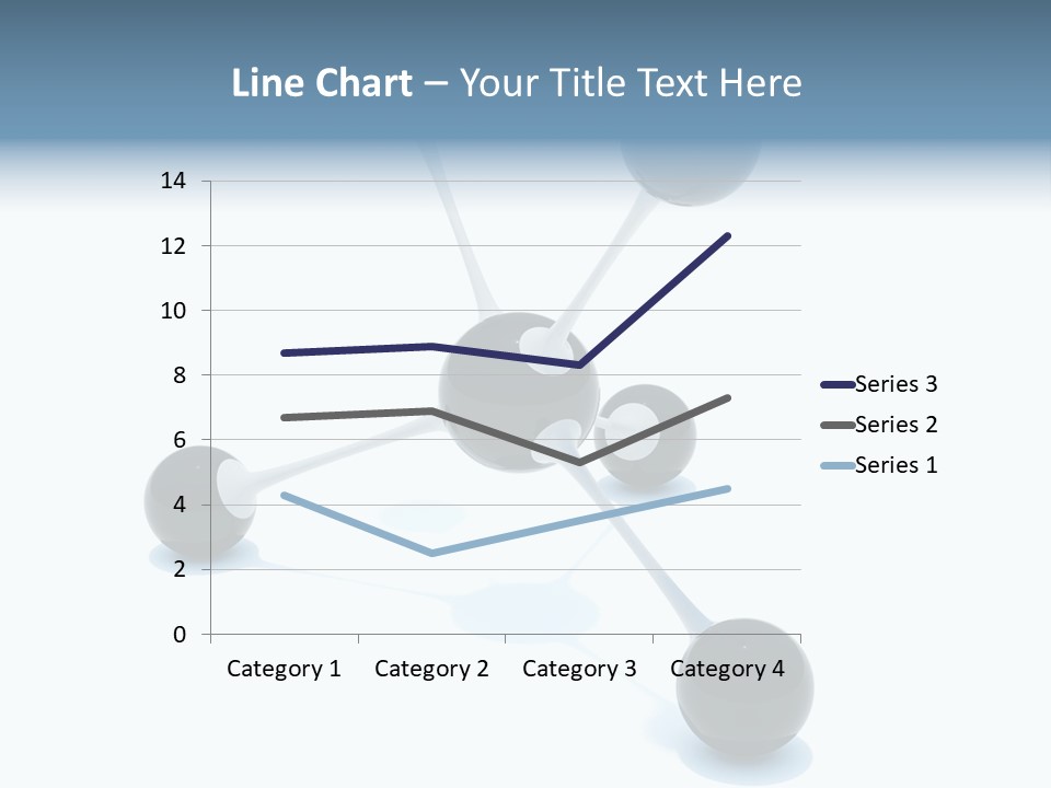 A Group Of Black Balls On A White Surface PowerPoint Template