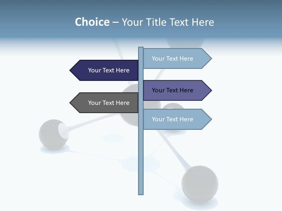 A Group Of Black Balls On A White Surface PowerPoint Template