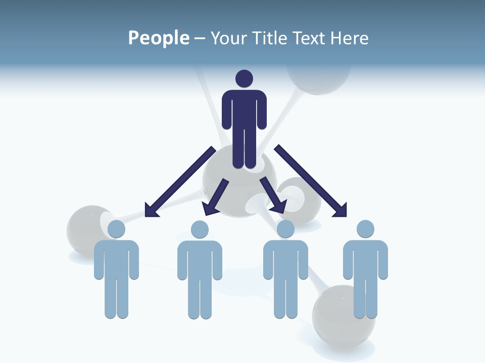 A Group Of Black Balls On A White Surface PowerPoint Template