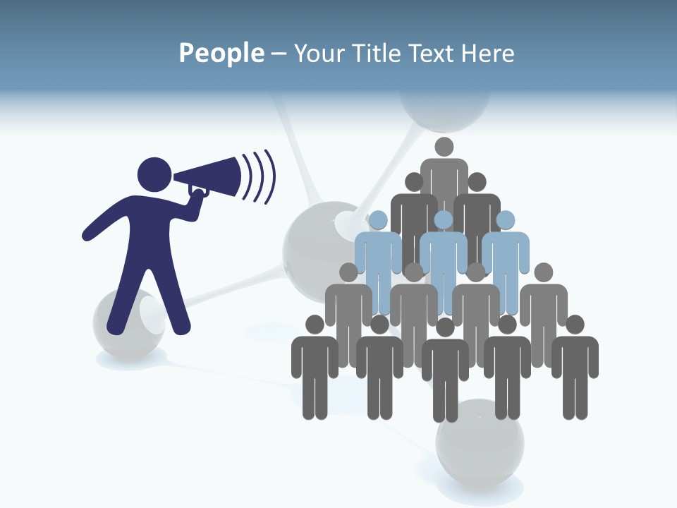 A Group Of Black Balls On A White Surface PowerPoint Template