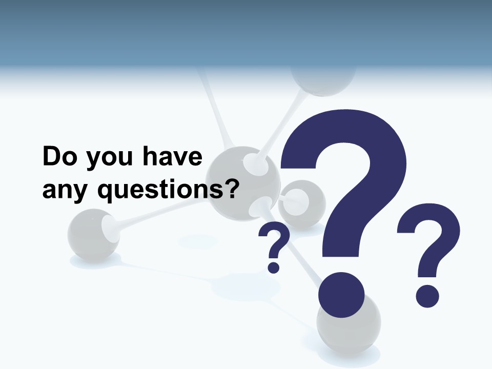 A Group Of Black Balls On A White Surface PowerPoint Template