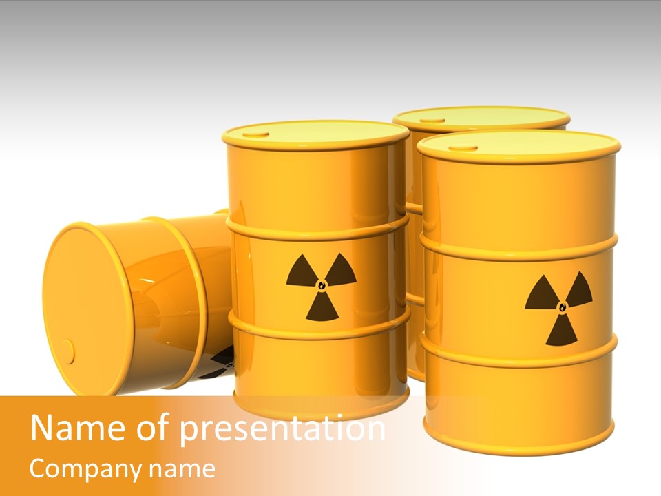 Barrel Earth Power PowerPoint Template