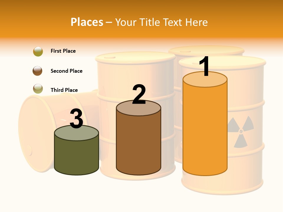 Barrel Earth Power PowerPoint Template