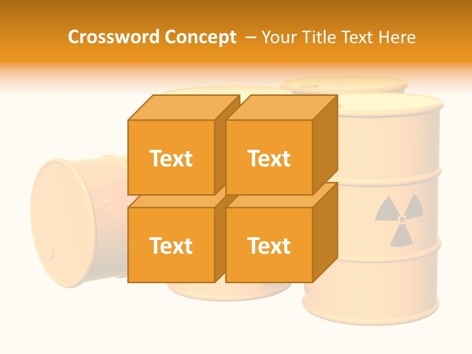 Barrel Earth Power PowerPoint Template