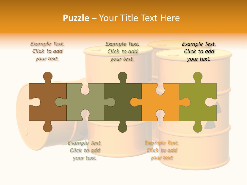 Barrel Earth Power PowerPoint Template