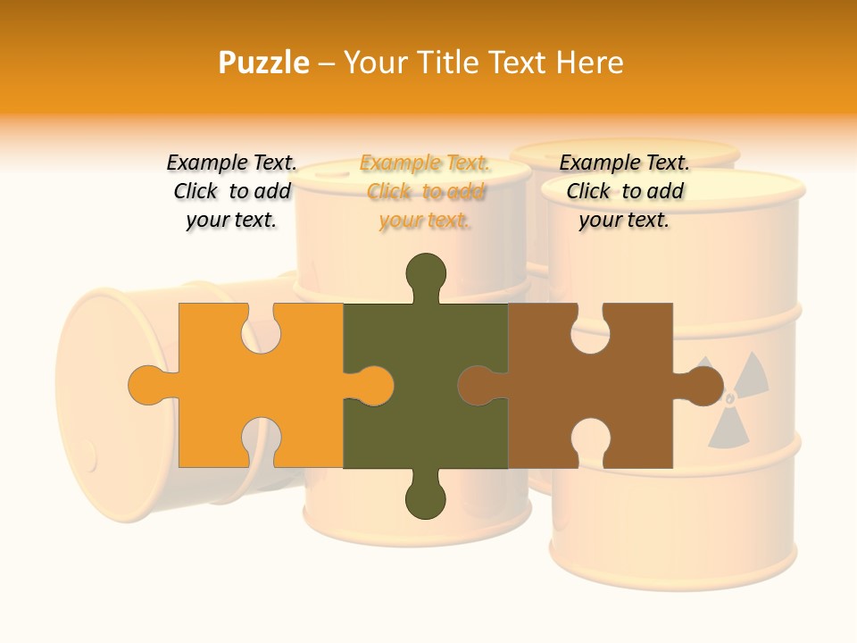 Barrel Earth Power PowerPoint Template
