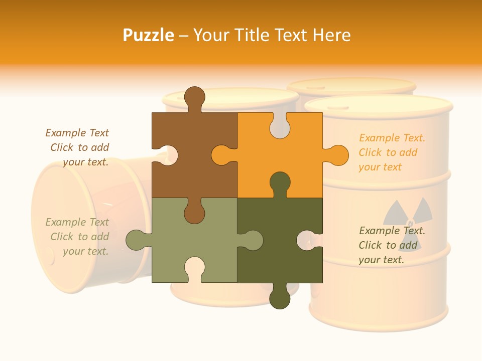 Barrel Earth Power PowerPoint Template