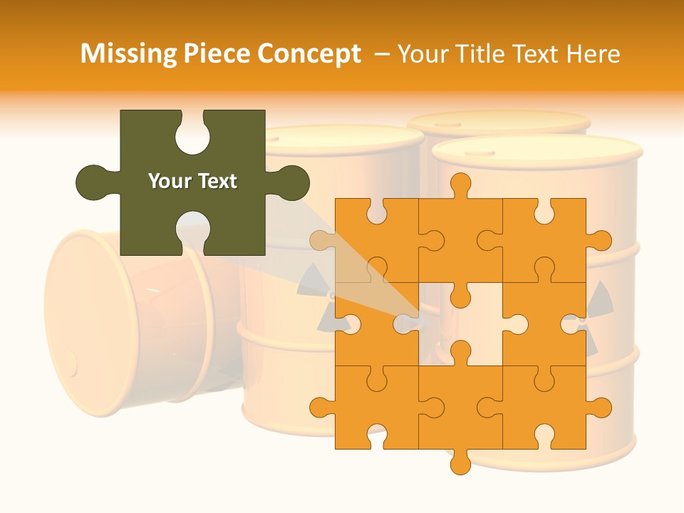 Barrel Earth Power PowerPoint Template