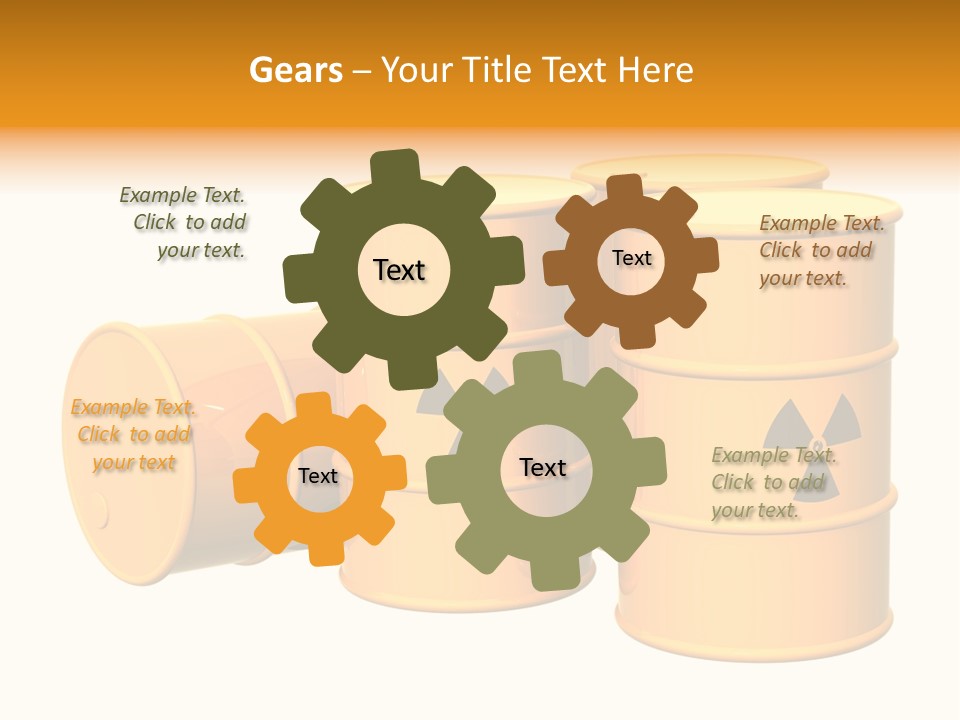 Barrel Earth Power PowerPoint Template