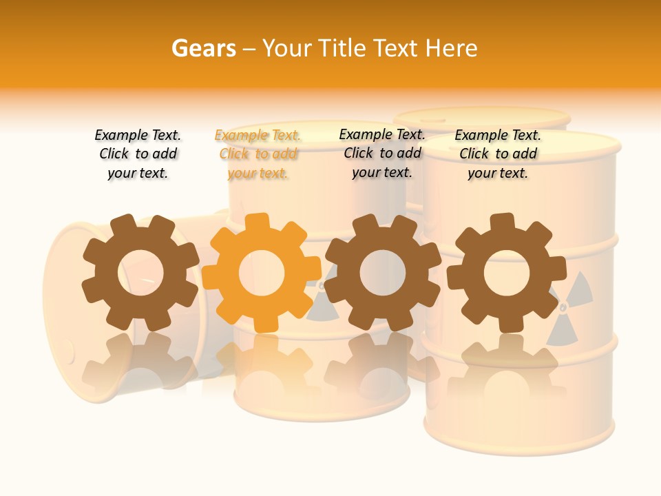 Barrel Earth Power PowerPoint Template