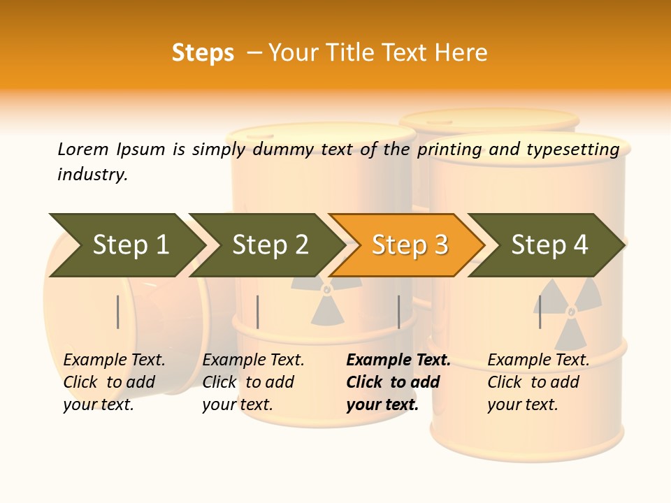 Barrel Earth Power PowerPoint Template