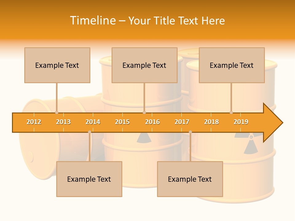 Barrel Earth Power PowerPoint Template