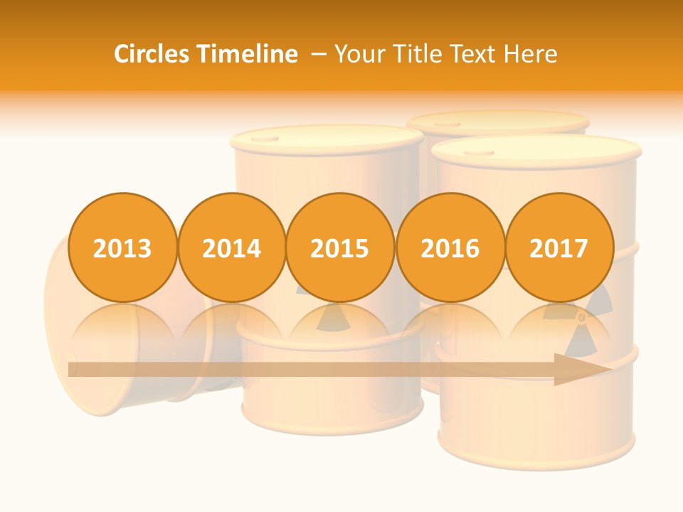 Barrel Earth Power PowerPoint Template