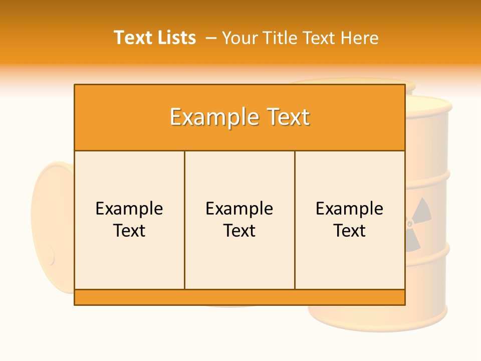 Barrel Earth Power PowerPoint Template