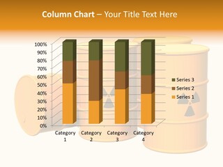 Barrel Earth Power PowerPoint Template