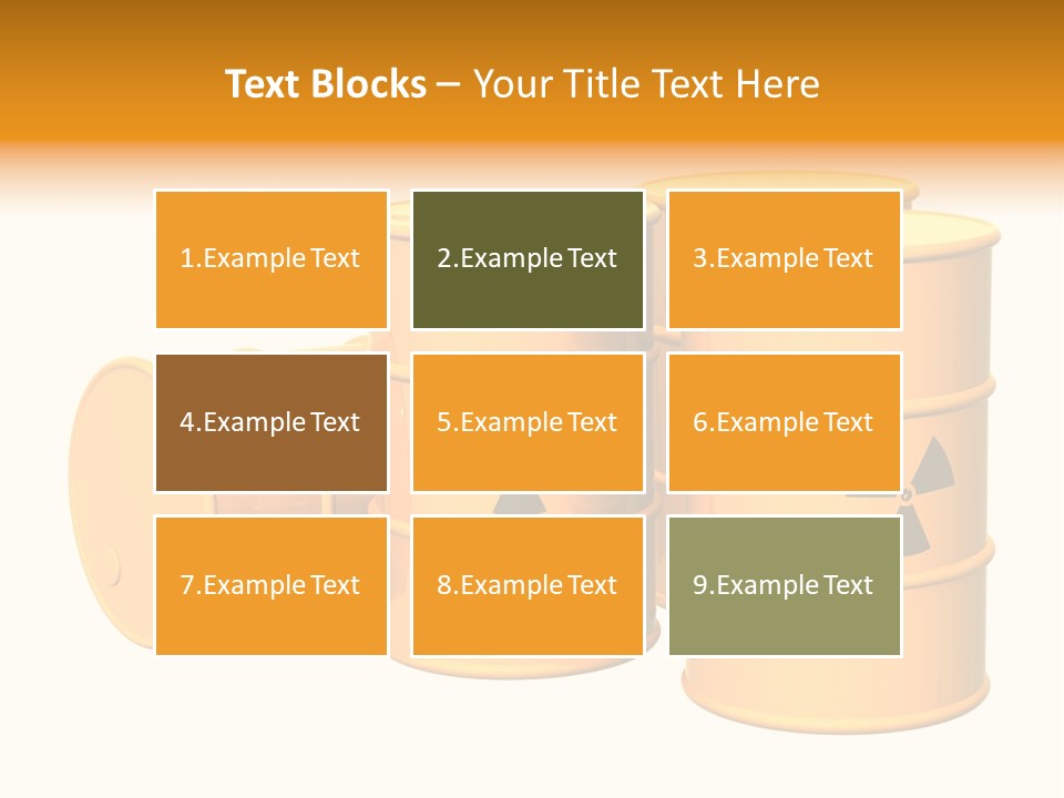 Barrel Earth Power PowerPoint Template