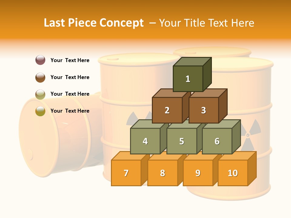 Barrel Earth Power PowerPoint Template