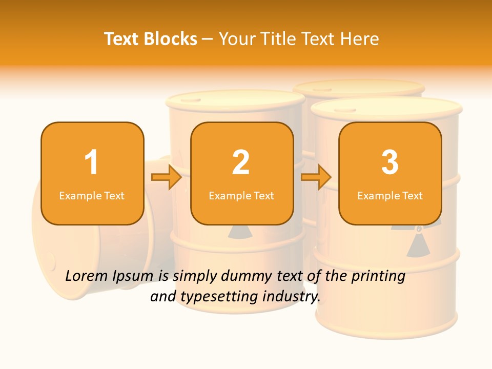 Barrel Earth Power PowerPoint Template