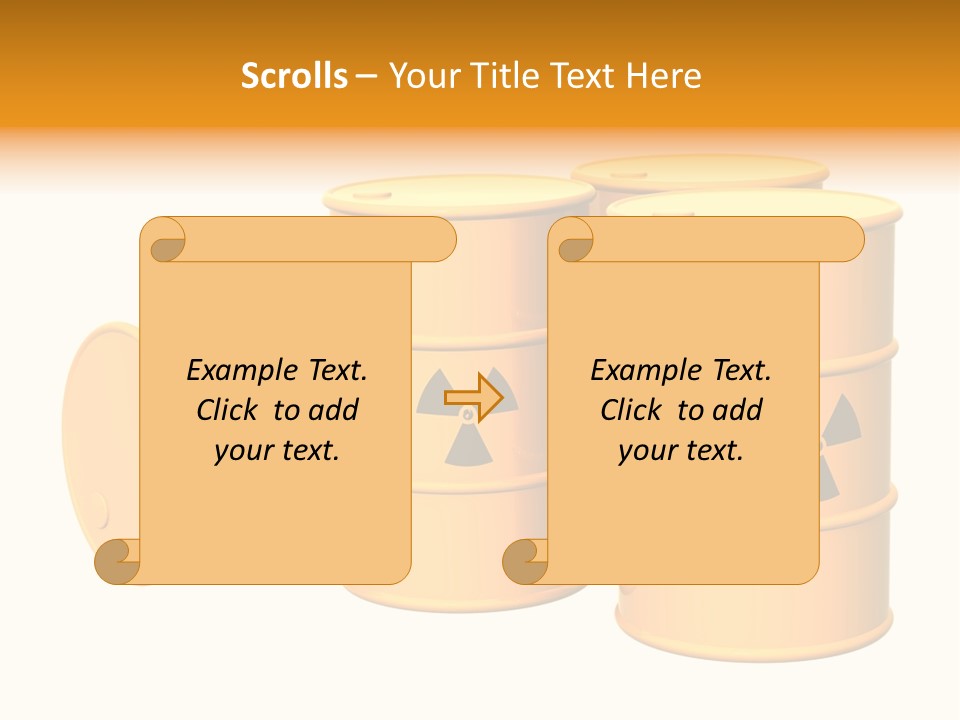 Barrel Earth Power PowerPoint Template