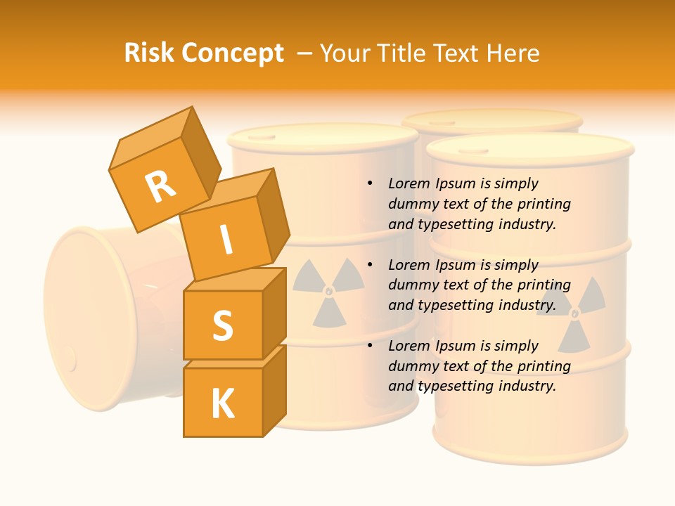Barrel Earth Power PowerPoint Template