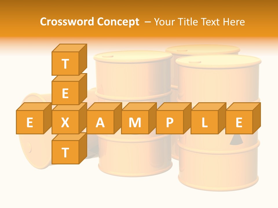 Barrel Earth Power PowerPoint Template