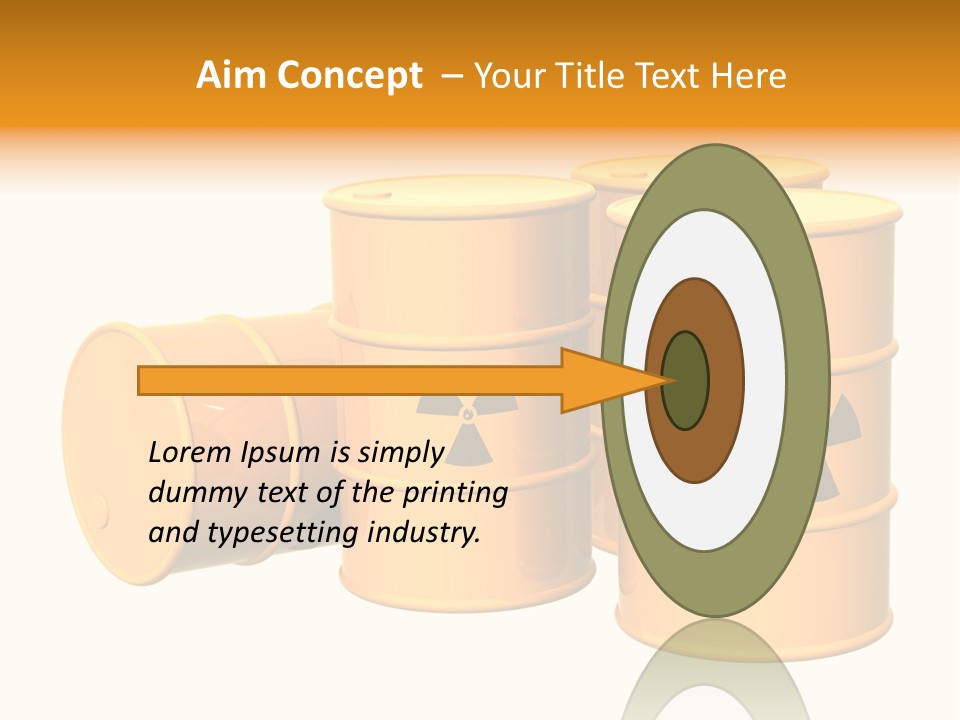 Barrel Earth Power PowerPoint Template