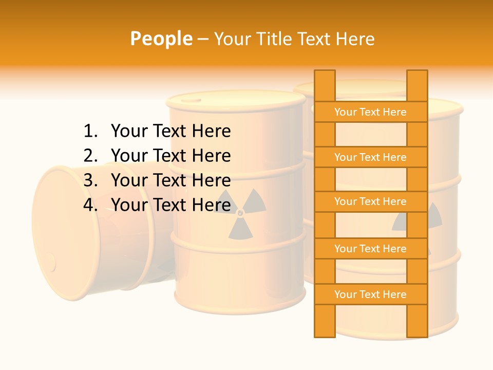 Barrel Earth Power PowerPoint Template
