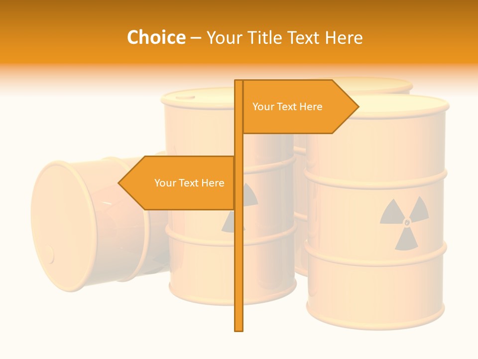 Barrel Earth Power PowerPoint Template
