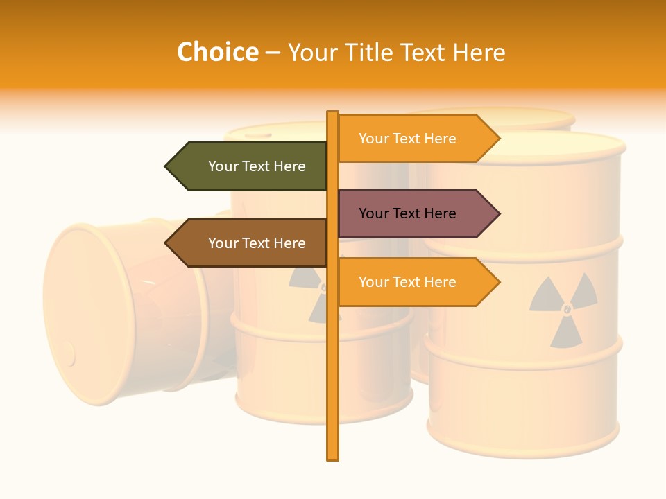 Barrel Earth Power PowerPoint Template