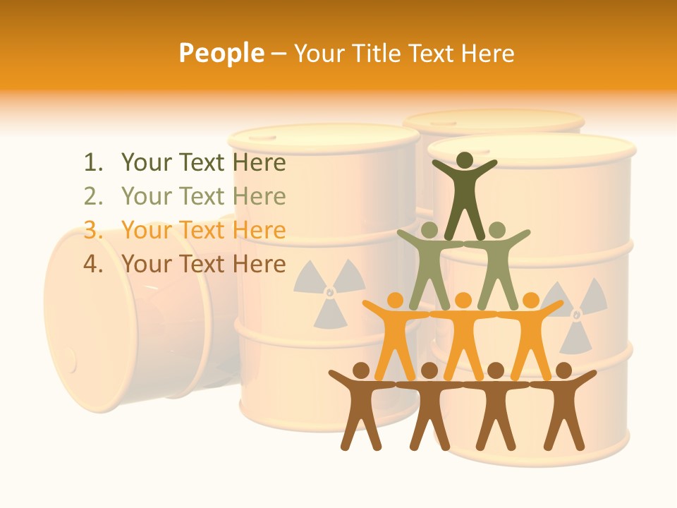 Barrel Earth Power PowerPoint Template