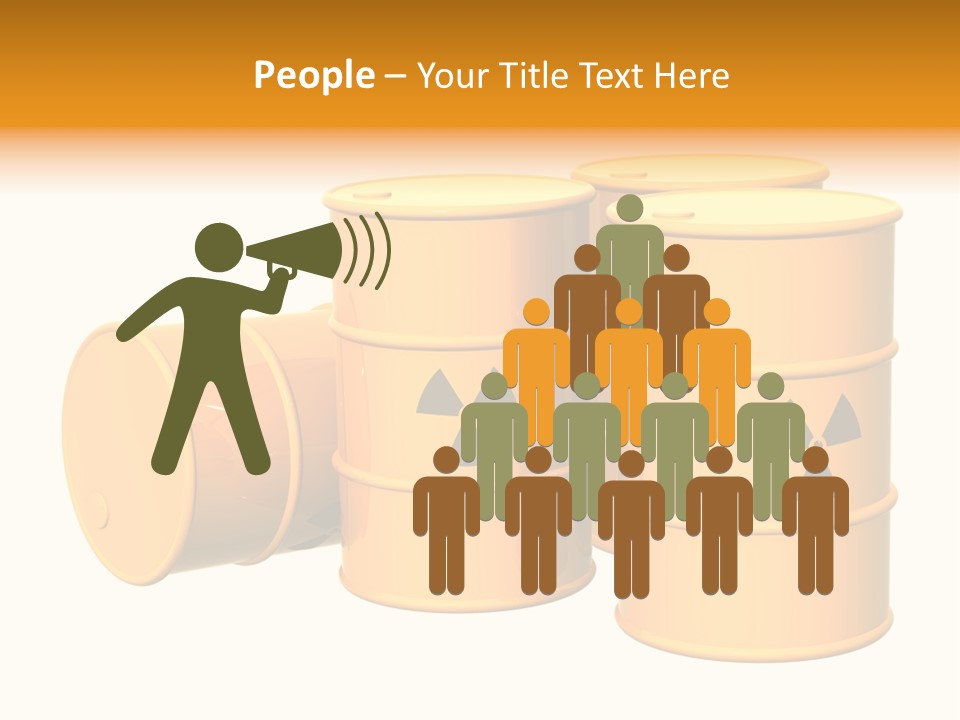 Barrel Earth Power PowerPoint Template