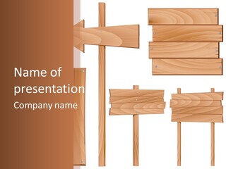 Plank Heap Plywood PowerPoint Template