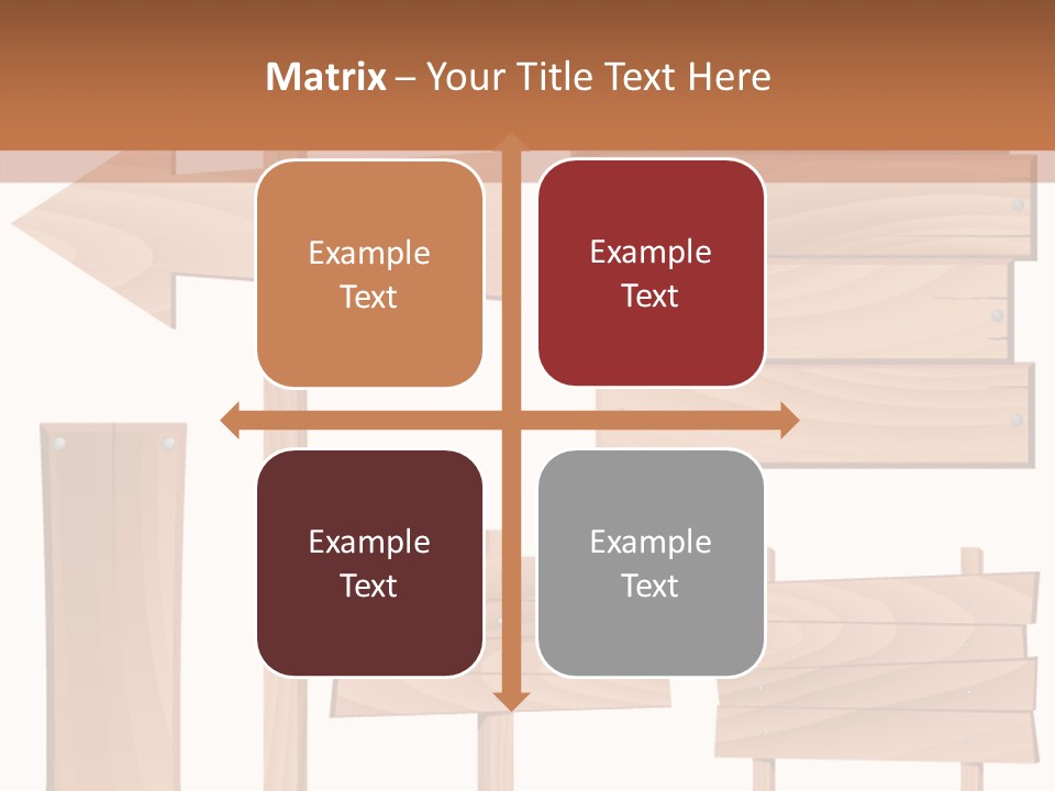 Plank Heap Plywood PowerPoint Template