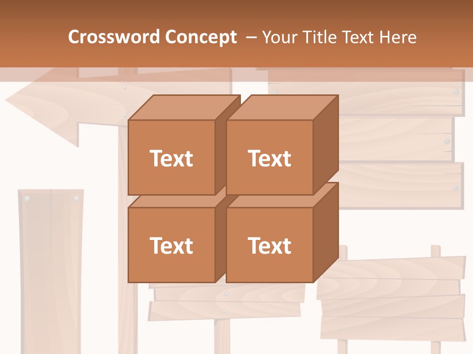 Plank Heap Plywood PowerPoint Template