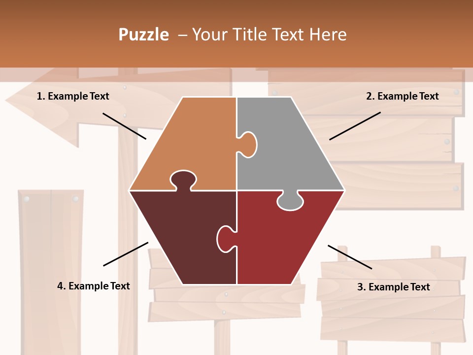 Plank Heap Plywood PowerPoint Template